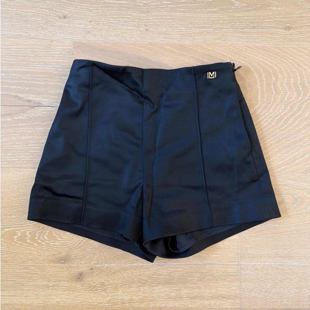 Marciano by Guess Satin Shorts Danielle Size US 0 Black